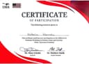 U.S. Certificate of Participation – Recovery & Healing Workshop